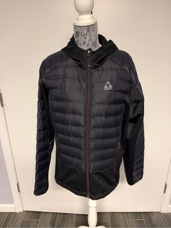 Gerry Weber Other - Gerry Weber Men's Black Hooded Hybrid Puffer Jacket